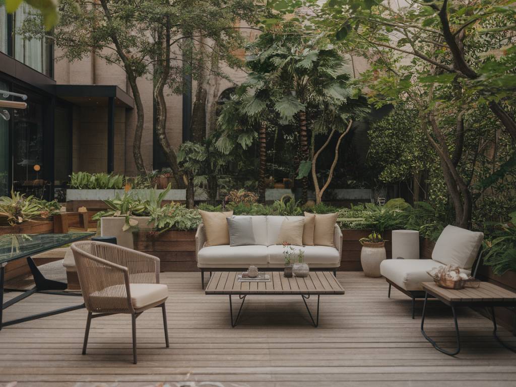 designing an outdoor oasis: patio furniture trends for 2024