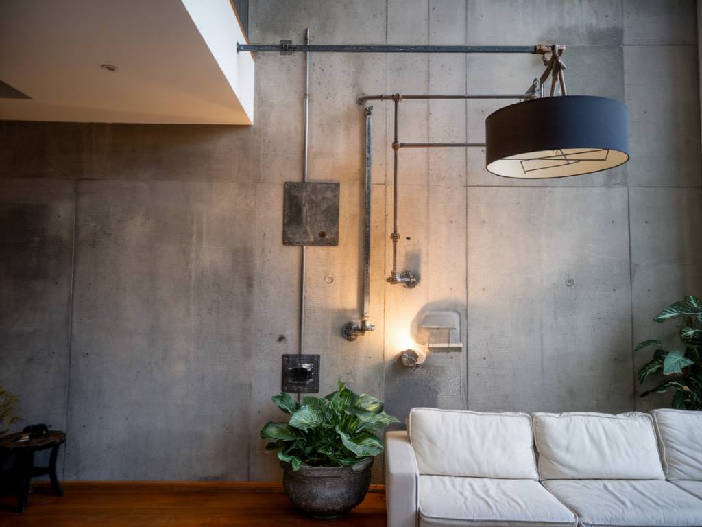 concrete accents: how to incorporate industrial vibes into your home