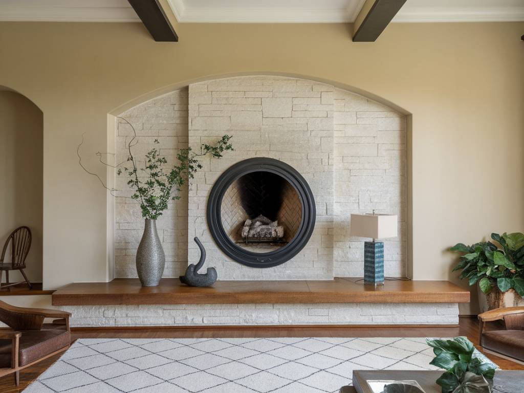 how to style a statement fireplace in your living room