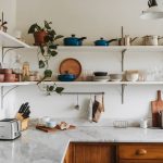 chic ways to style open shelving in your kitchen