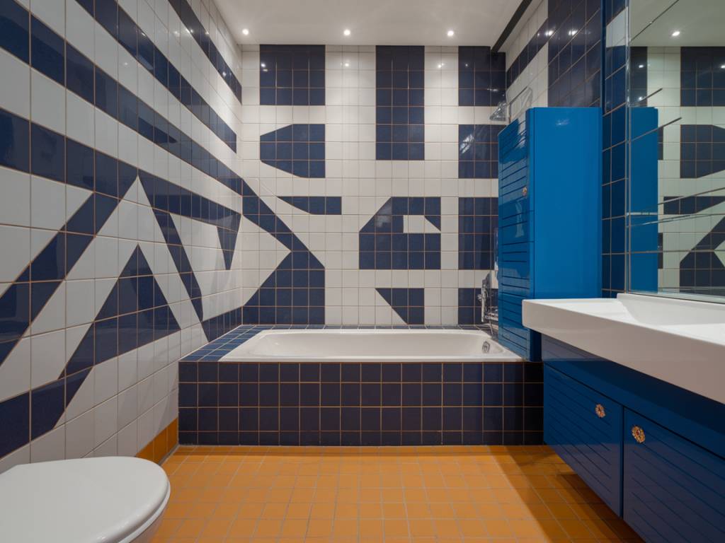 the best tile patterns for a bold bathroom design