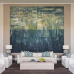 how to use large-scale art for dramatic interior impact